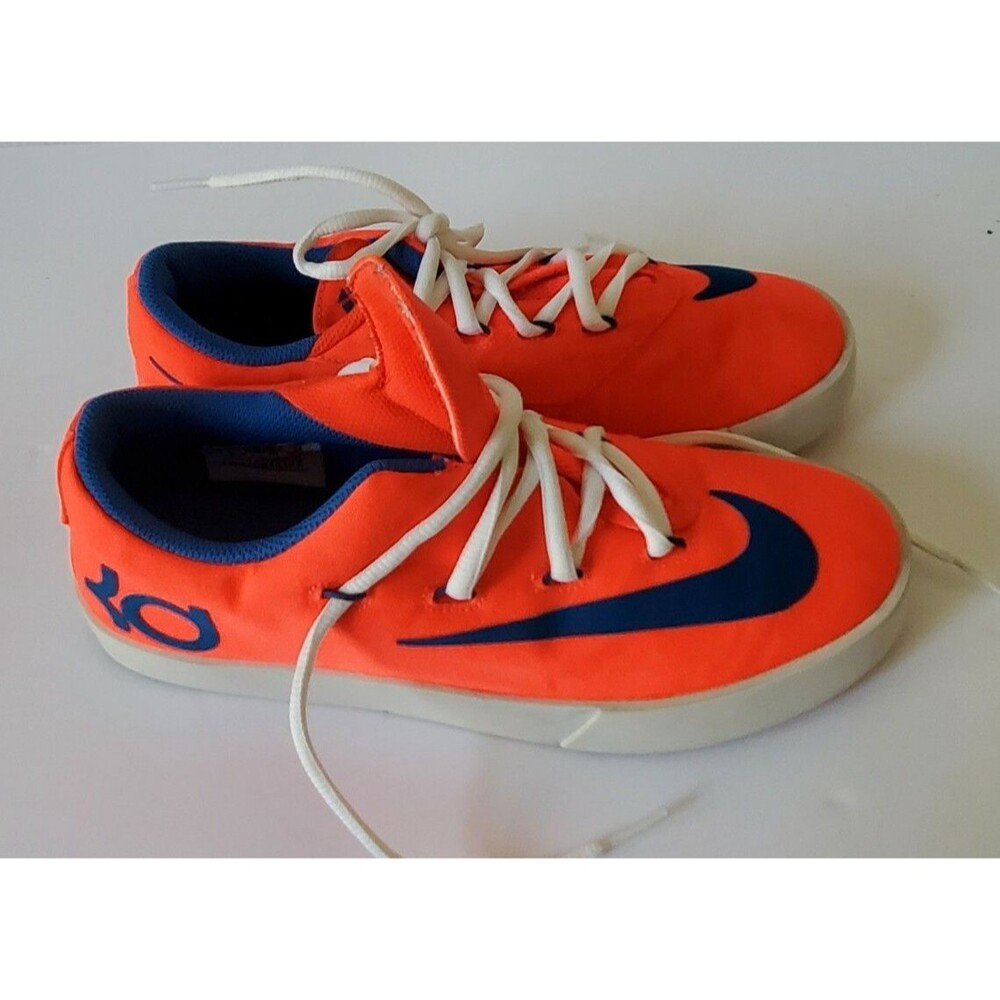 Nike Kevin Durant KD Vulc GS Kids Youth 6 Y Sneaker 642085-600 Coral Orange 6y
